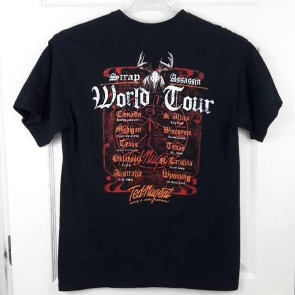 Ted Nugent Band Concert Tour T-Shirt Size Medium - Picture 5 of 6